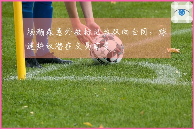 杨瀚森意外被标记为双向合同，球迷热议潜在交易前景